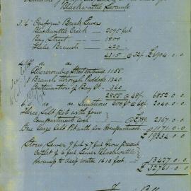 Memorandum - Costing estimate of the proposed sewers at head of Blackwattle Swamp, 1876