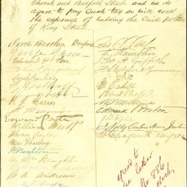 Petition - Request for watering of King Street Newtown, 1878