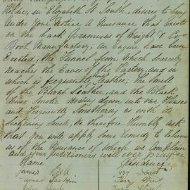 Petition - Complaint about dense black smoke from Boot Manufactory, Elizabeth Street Sydney, 1879