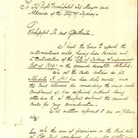 Memorandum: City Building Surveyor reporting to the Council of seven contraventions of the City of Sydney 