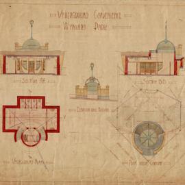 Plan - Underground Public Convenience, Wynyard Park Sydney, 1911