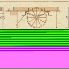 Plan - Fruit Hawkers Cart, 1925