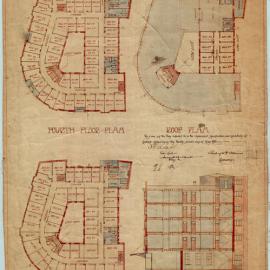 Plan - The Great Western Coffee Palace, corner of Hay and Sussex Streets Haymarket, 1912-1913