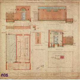 Plan - Sydney Municipal Council Electricity Substation Number 192, Queen Street Rosebery, 1926