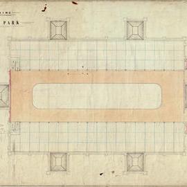 Plan - Prince Alfred Park Exhibition Building - NSW Government, 1870