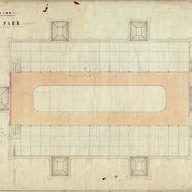 Plan - Exhibition Building, Prince Alfred Park Surry Hills, 1870