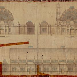 Plan - Exhibition Building, Prince Alfred Park, 1870