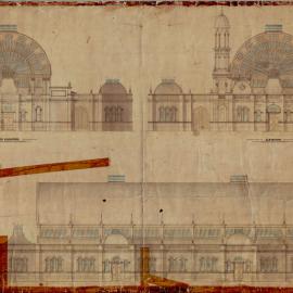 Plan - Exhibition Building, Prince Alfred Park Surry Hills, 1870