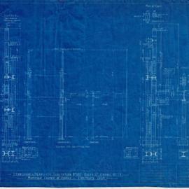 Plan - Sydney Municipal Council Electricity Substation Number 187, corner of Albany Street and Oxley Street Crows Nest, 1926