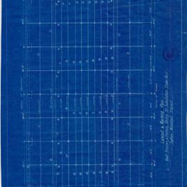 Plan - Sydney Municipal Council Electricity Substation Number 187, corner of Albany Street and Oxley Street Crows Nest, 1927