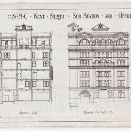 Plan - Kent Street Substation, 1910