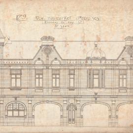 Plan - New premises, 181-187 Hay Street Haymarket, no date