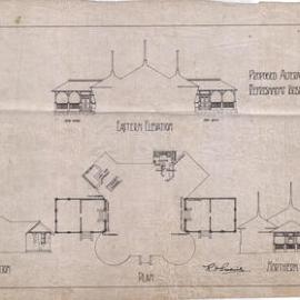 Plan - Proposed alterations and additions to Refreshment Kiosk, Hyde Park Sydney