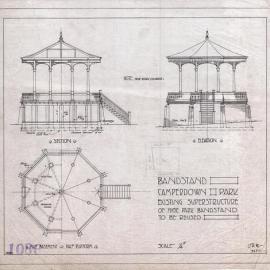 Plan - Camperdown Park Bandstand, Camperdown, 1911 