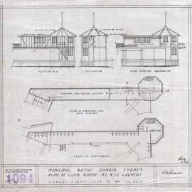 Domain Club Rooms at Municipal Baths, 1921