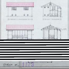 Plan - Observatory Park Pavilion, Kent Street Millers Point, 1925