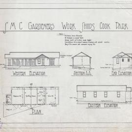 Plan - Cook Park Gardeners Workshop,1909