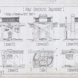 Plan - Public Convenience, Darlinghurst, 1906