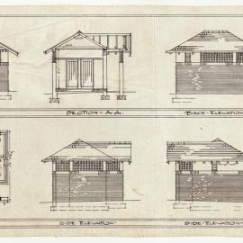 Plan - Green Park Male convenience, Darlinghurst, 1922