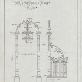 Plan - Public Convenience, Druitt Street Sydney, 1905