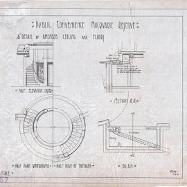 Plan - Public Convenience, Macquarie Place, 1908