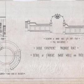 Plan - Public Convenience, Macquarie Place, 1907