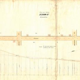 Plan and section Jesson St Alexandria [not dated]