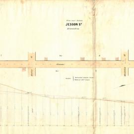 Plan and section Jesson St Alexandria [not dated]