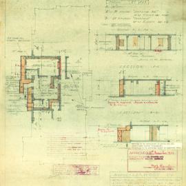 Plan - Air raid shelter - Engleham and Adereham Hall flats - 75 and 67 Elizabeth Bay Road, 1942-1943