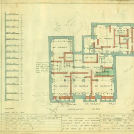 Plan - Air raid shelter - Culwulla Chambers - King and Castlereagh Streets Sydney, 1942-1943