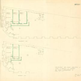 Plan - Air raid shelter - D & W Murray Ltd - York and Market Streets Sydney, 1942-1943