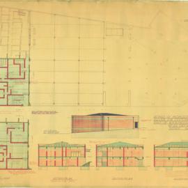 Plan - Air raid shelter - Buckinghams - 67-69 Oxford Street, 1942-1943