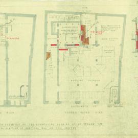 Plan - Air raid shelter - Commercial Banking Co of Sydney - 77 Elizabeth Street Sydney, 1942-1943