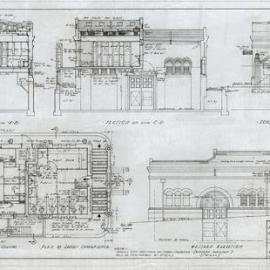 Plan - Female Convenience, Taylor Square Darlinghurst, 1937