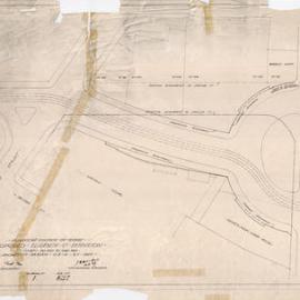 Plan - Extension to Elizabeth Street Sydney, 1939