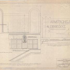 Plan - Town Hall Honour Roll World War I, 1940