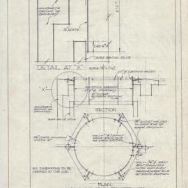 Plan - Pyrmont Incinerator chimney repairs, Saunders Street Pyrmont, 1944