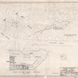 Plan - Proposed new depot Moore Park