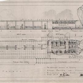 Plan - Proposed New Men's Convenience and Shelter, Anzac Parade and Cleveland Street Sydney