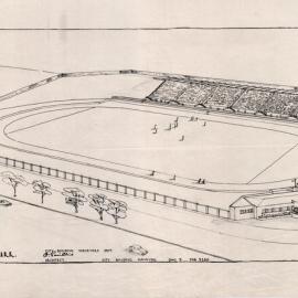 Plan - ES Marks Athletic Field, Moore Park, 1953