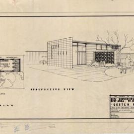Plan - Female convenience and rest area, St Johns Road Glebe,1961