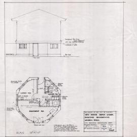 Plan - Green Park, Parks depot under Bandstand, Darlinghurst, 1967