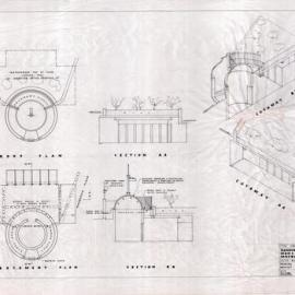 Plan - Remodelling of Male Convenience, Macquarie Street Sydney, 1968