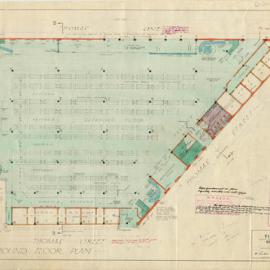 Plan - Renovations to Fish Market, Quay and Thomas Street, 1940