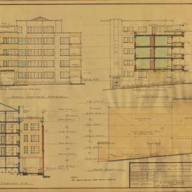 Plan - Additions to Ashdown - 96-98 Elizabeth Bay Road Elizabeth Bay, 1943