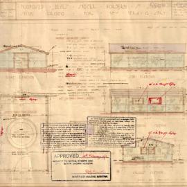 Plan - Hordern Street, Royal Agricultural Society (RAS) Showground, Moore Park, 1935