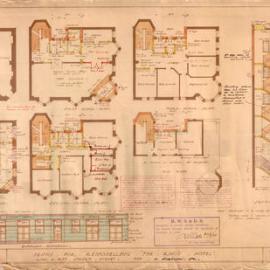 Plan - Alterations to Kings Hotel, 138 Pitt St and King Street Sydney, 1935