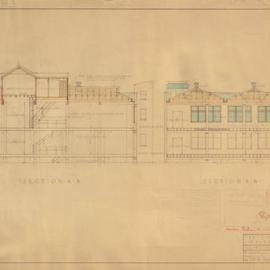 Plan - Singer building, reinstate after fire, 119-123 York Street Sydney, 1931