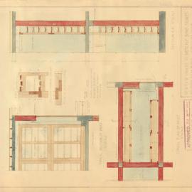 Plan - Metcalfe Bond film storage vaults, The Rocks, 1934