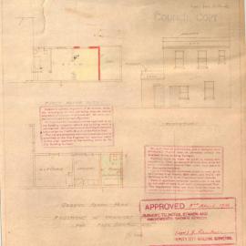 Plan - Additions to existing building, 81-83 Australia Street Camperdown, 1935